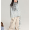 9197 Fuzzy Mint Princess Coat 6