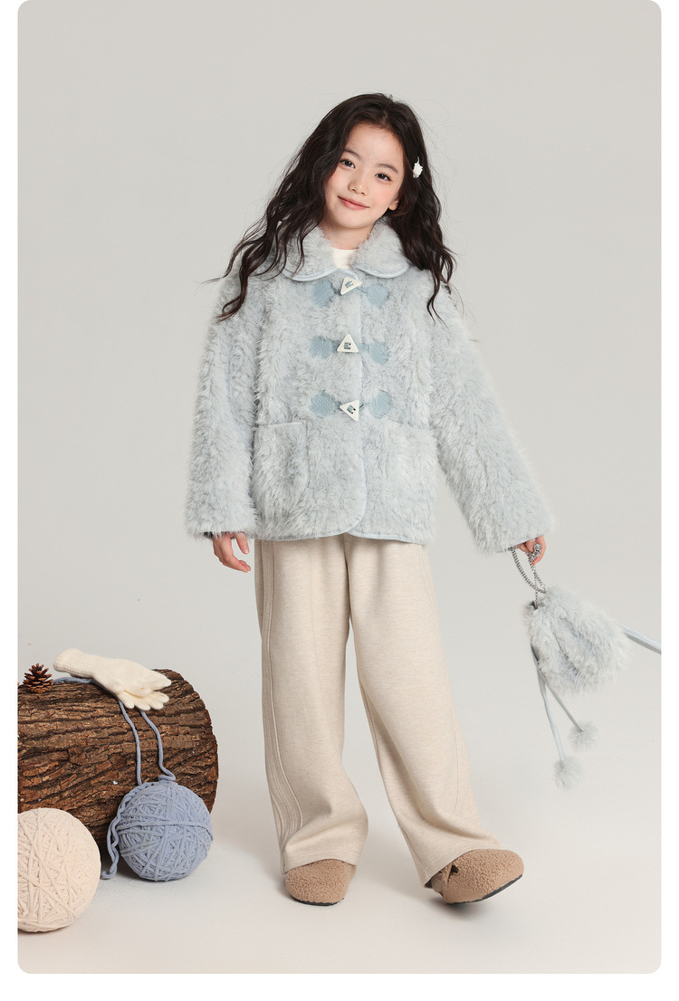 9197 Fuzzy Mint Princess Coat