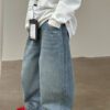 9231 Curved Denim Kid Jeans