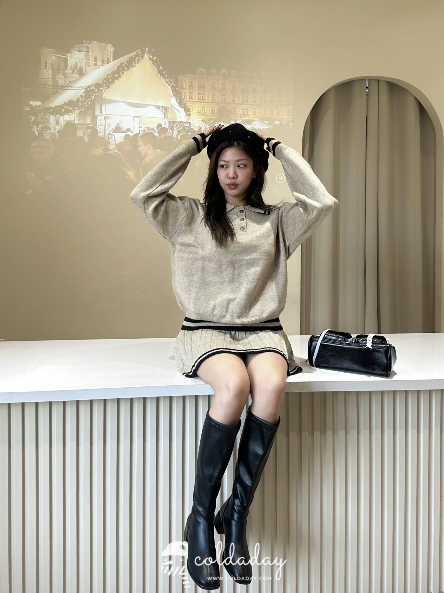 4035 Polo with skirt set - Image 6