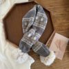 9229 Berry Fair Isle Scarf - Image 6