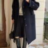 1459 Latte Hooded Long Coat 3