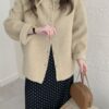1461 Ribbon Collar Wool Jacket