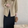 1461 Ribbon Collar Wool Jacket 16