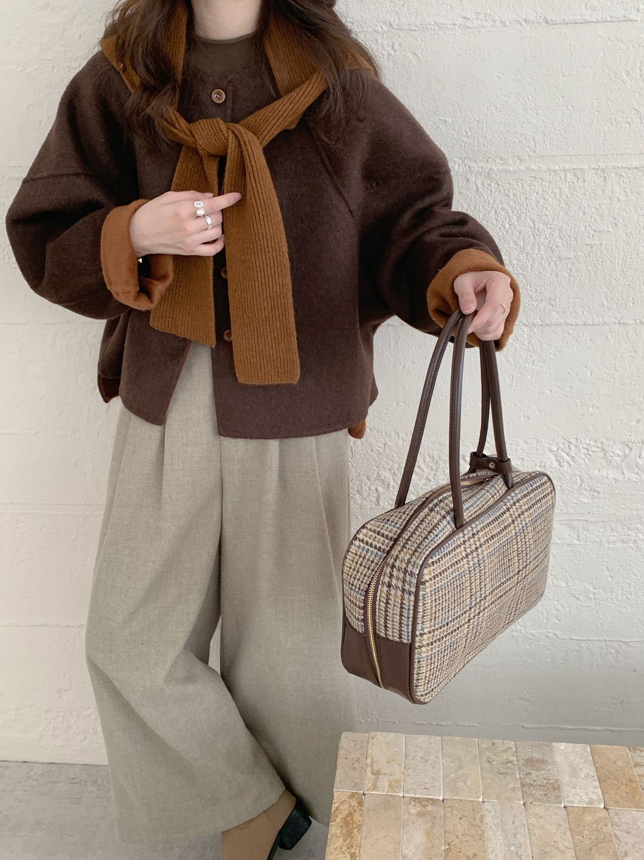 1462 Scarf Collar Wool Jacket 2