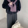 1462 Scarf Collar Wool Jacket 5