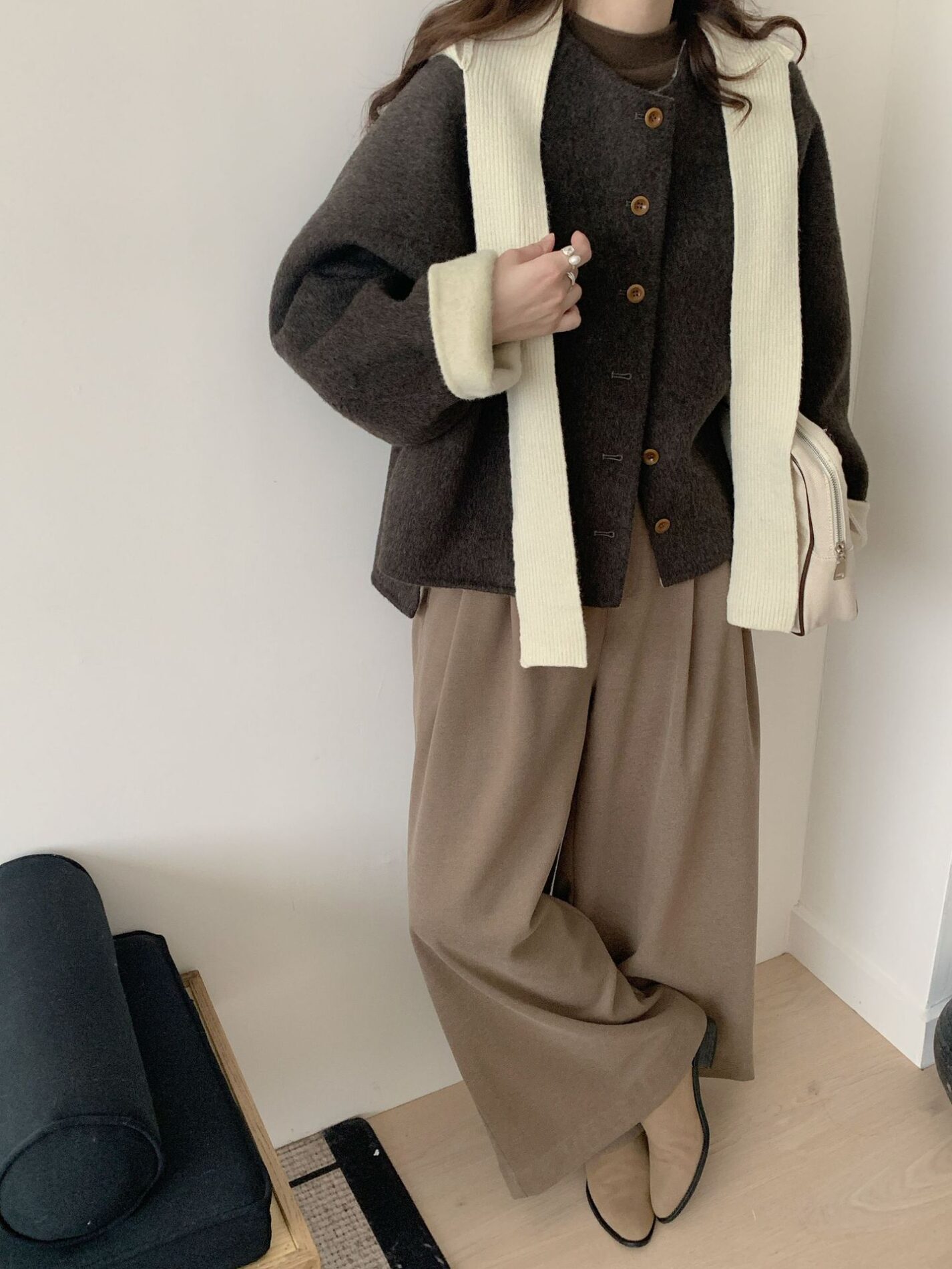 1462 Scarf Collar Wool Jacket 9