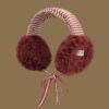 6140 Fuzzy Bow Earmuffs - Image 3
