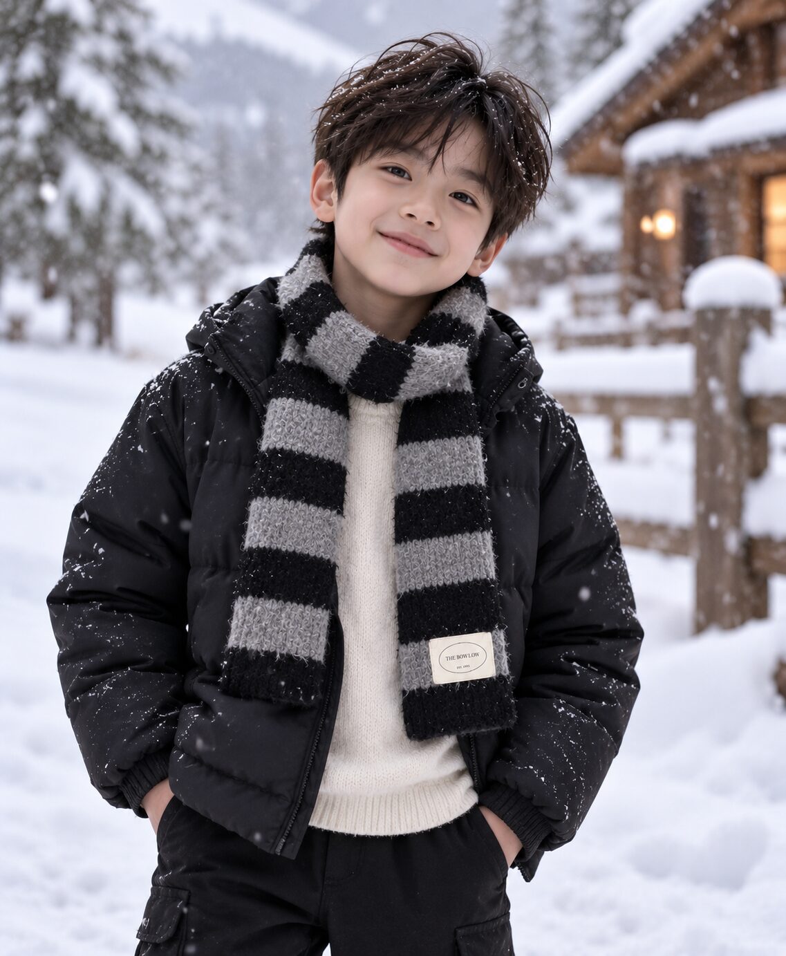 9243 Rugby Stripe Scarf 2